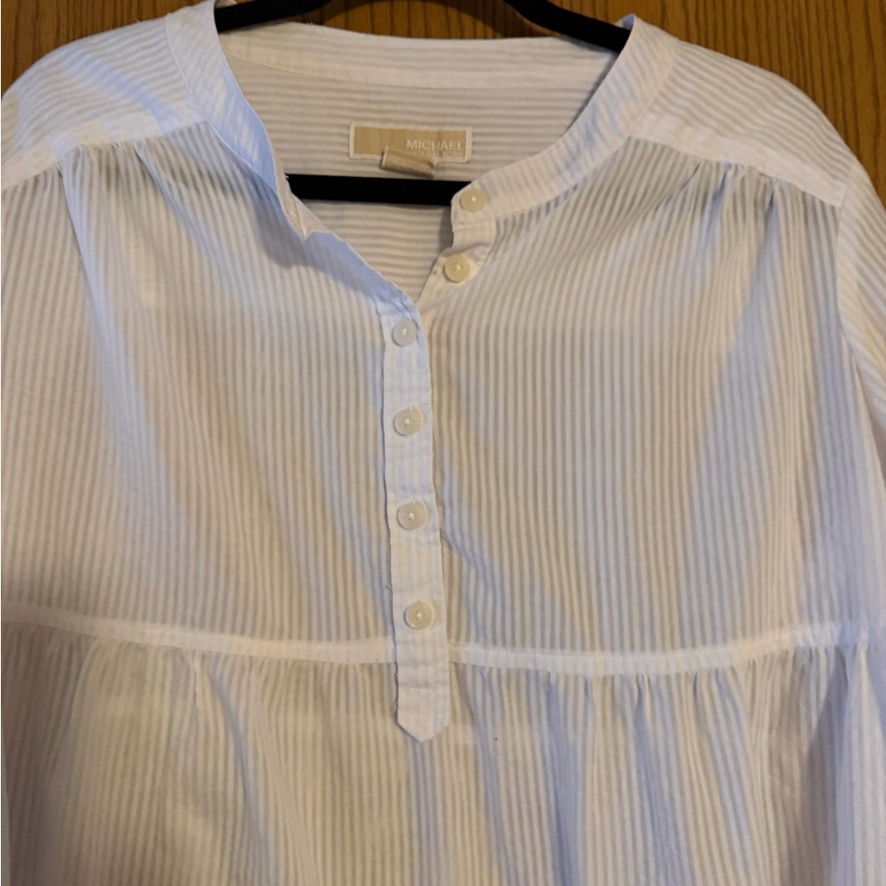 MICHAEL KORS lightweight babydoll top size XL - Picture 4 of 8